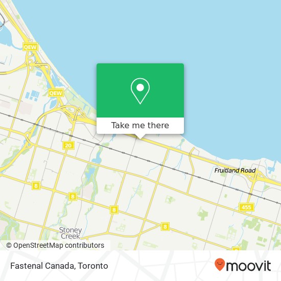 Fastenal Canada map