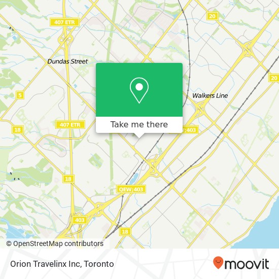 Orion Travelinx Inc map