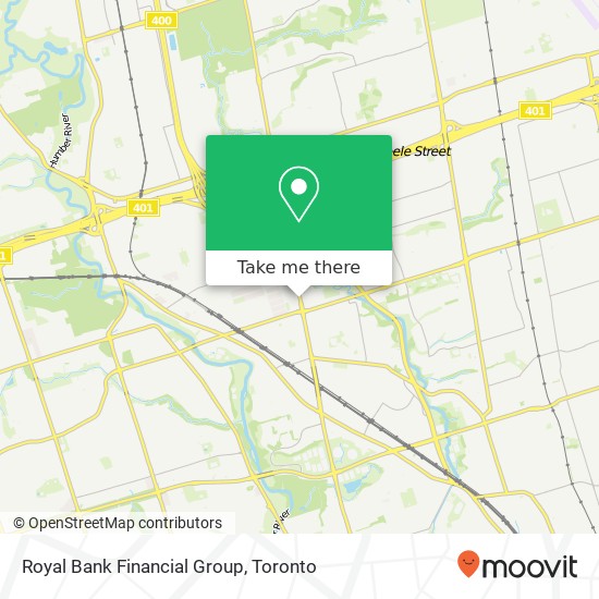 Royal Bank Financial Group map