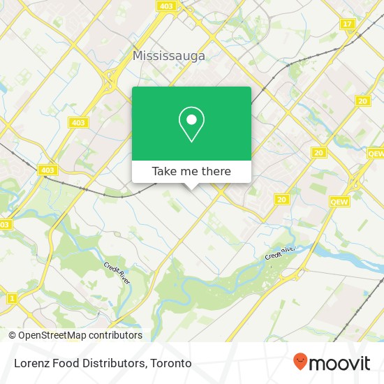 Lorenz Food Distributors map