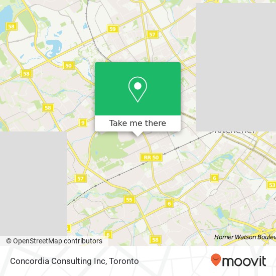 Concordia Consulting Inc map