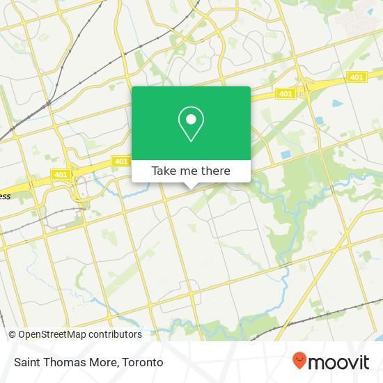 Saint Thomas More map