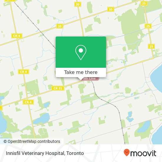 Innisfil Veterinary Hospital map