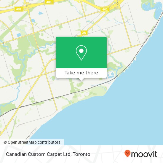Canadian Custom Carpet Ltd map