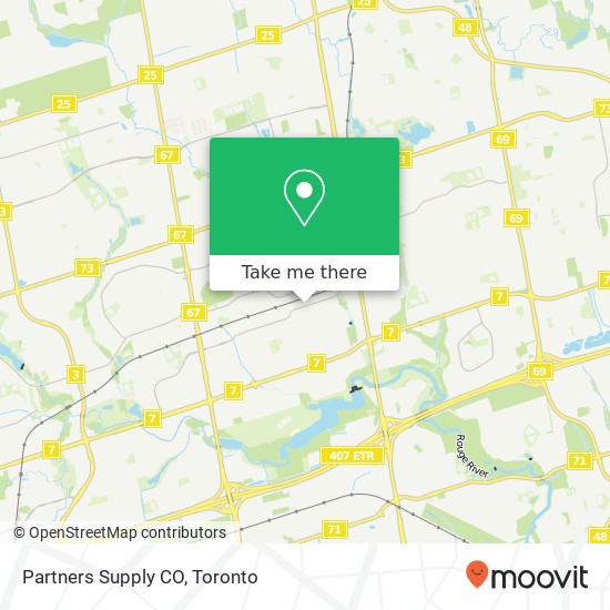 Partners Supply CO map