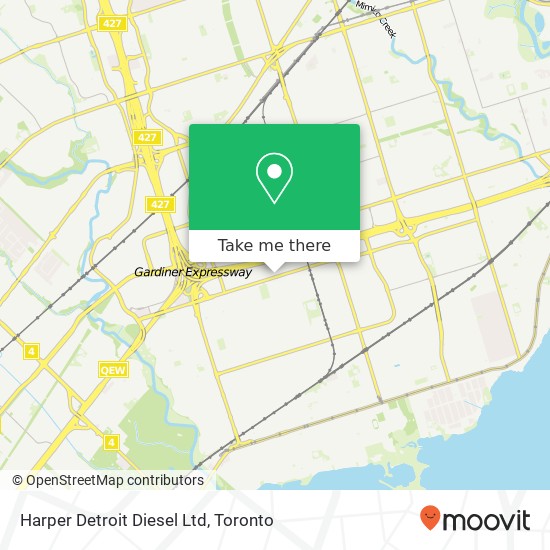 Harper Detroit Diesel Ltd map