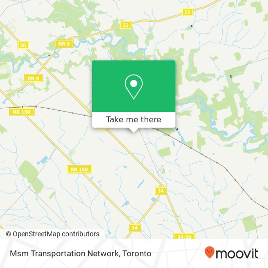 Msm Transportation Network map