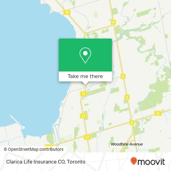 Clarica Life Insurance CO map