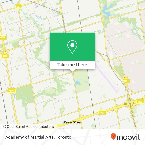 Academy of Martial Arts map