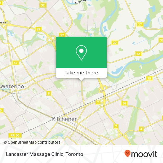 Lancaster Massage Clinic map