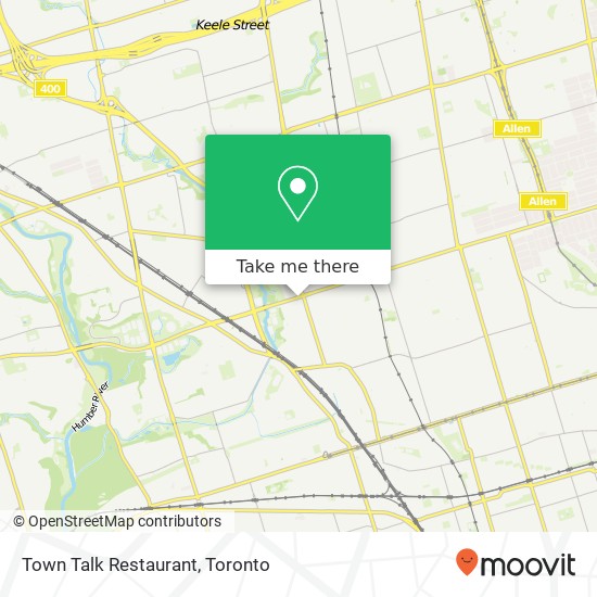Town Talk Restaurant map