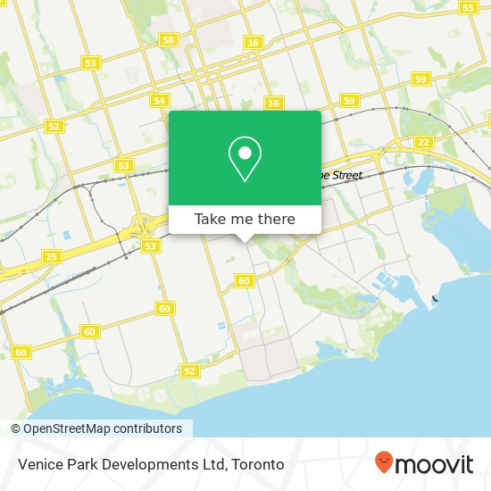 Venice Park Developments Ltd map