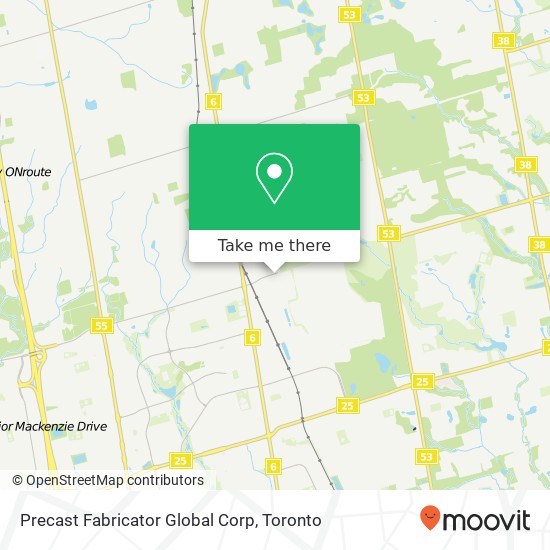 Precast Fabricator Global Corp map