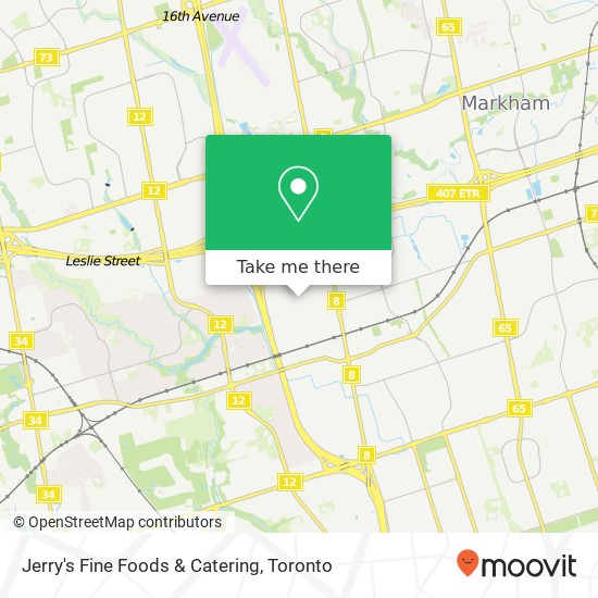 Jerry's Fine Foods & Catering map