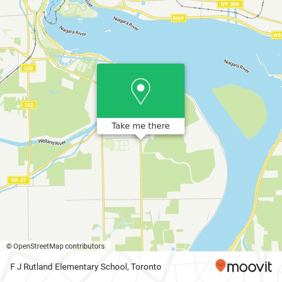 F J Rutland Elementary School map