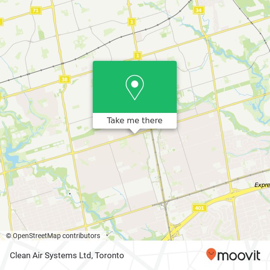 Clean Air Systems Ltd map