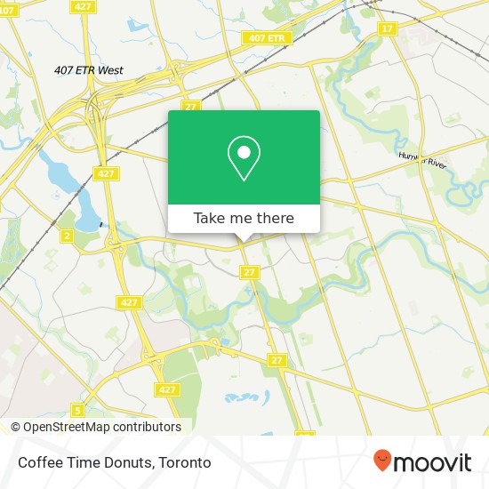 Coffee Time Donuts map