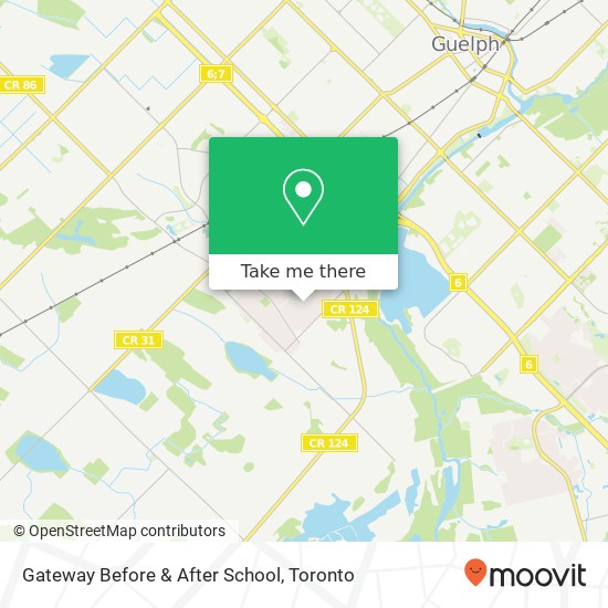 Gateway Before & After School map