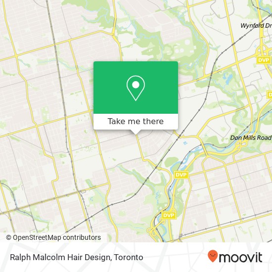 Ralph Malcolm Hair Design map