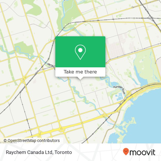 Raychem Canada Ltd map