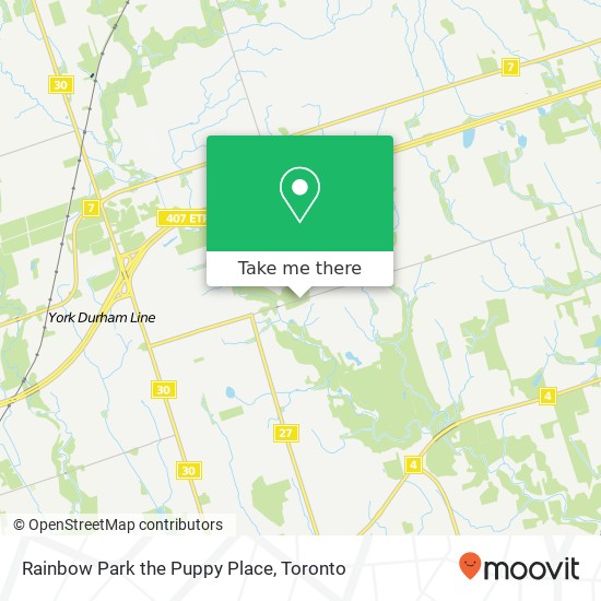 Rainbow Park the Puppy Place map