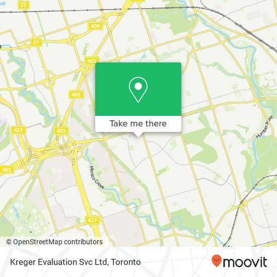 Kreger Evaluation Svc Ltd map