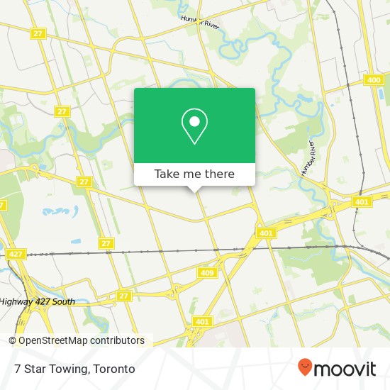 7 Star Towing map