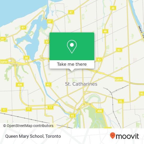 Queen Mary School map