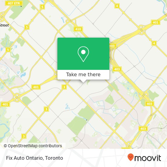 Fix Auto Ontario map