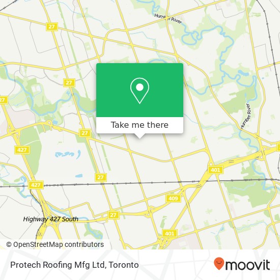 Protech Roofing Mfg Ltd map