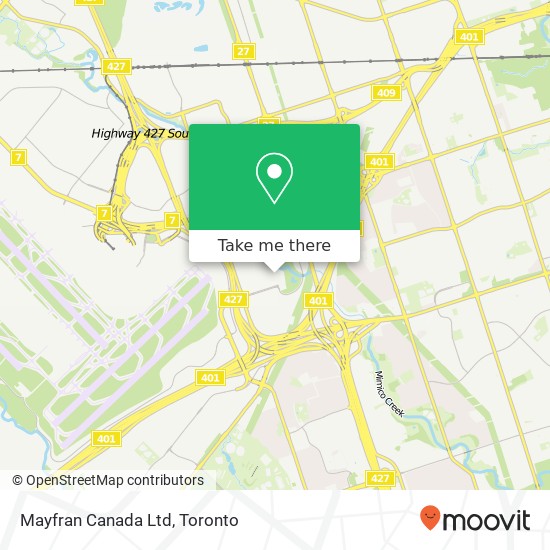 Mayfran Canada Ltd map