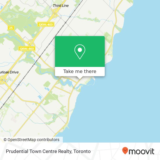Prudential Town Centre Realty map