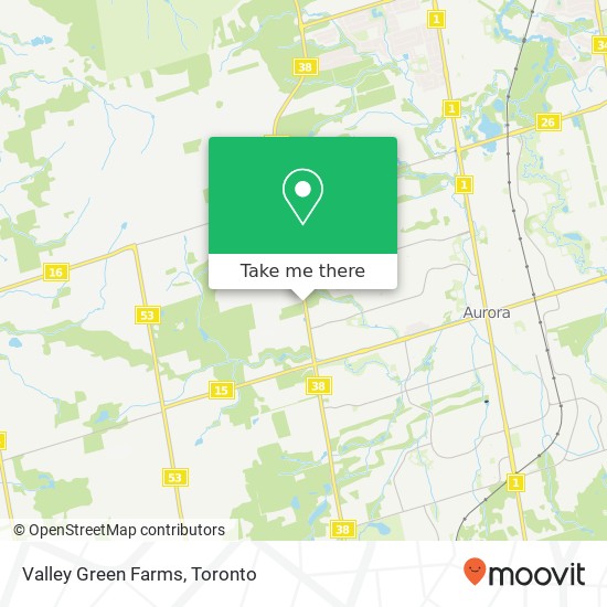 Valley Green Farms map