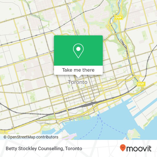 Betty Stockley Counselling map