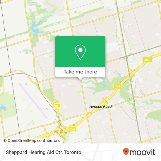 Sheppard Hearing Aid Ctr map