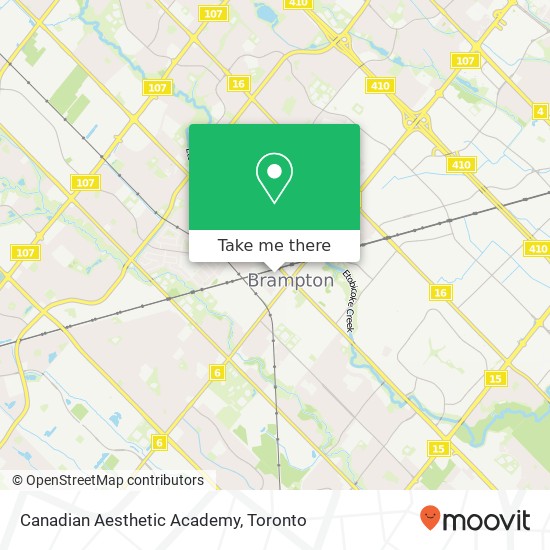 Canadian Aesthetic Academy map