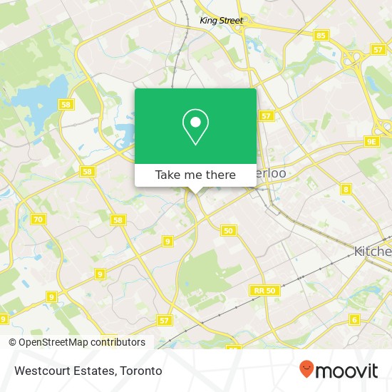 Westcourt Estates map