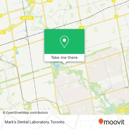 Mark's Dental Laboratory map