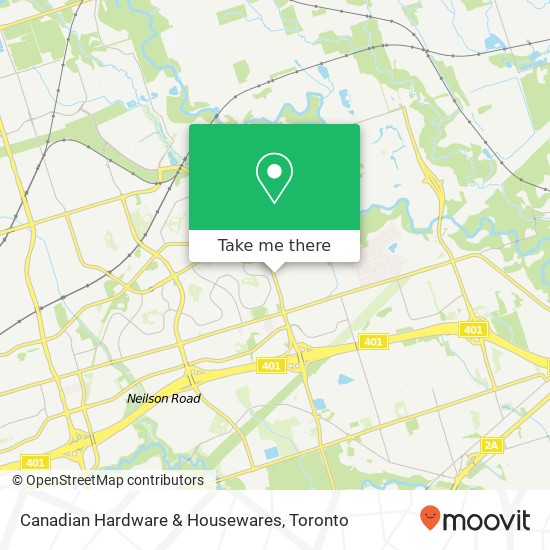 Canadian Hardware & Housewares map