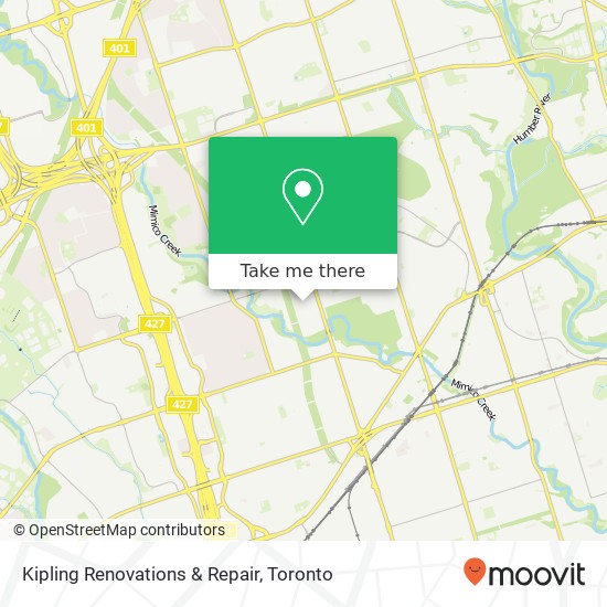 Kipling Renovations & Repair map