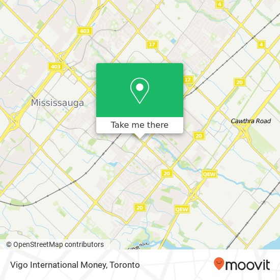 Vigo International Money map