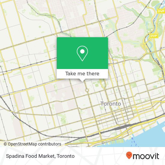 Spadina Food Market plan