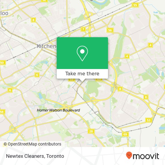 Newtex Cleaners map