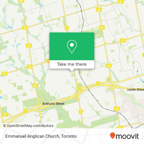 Emmanuel Anglican Church map