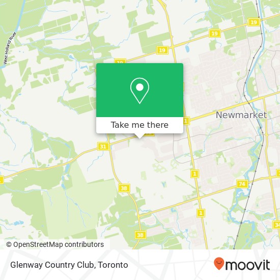 Glenway Country Club map