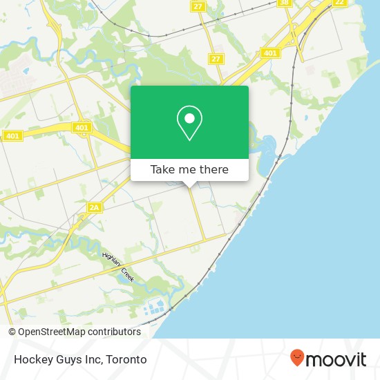 Hockey Guys Inc map