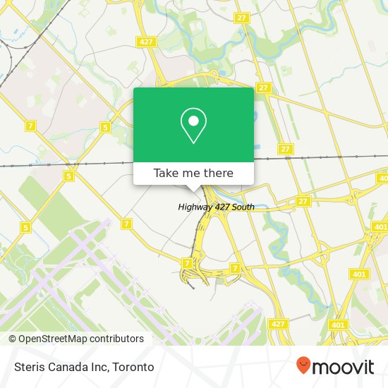 Steris Canada Inc map