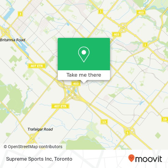 Supreme Sports Inc map