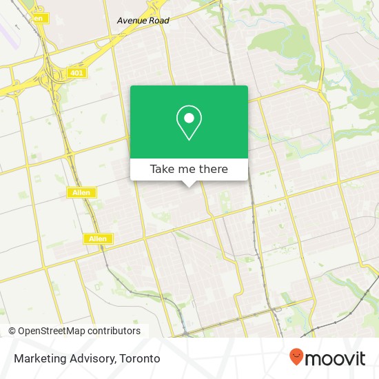 Marketing Advisory map