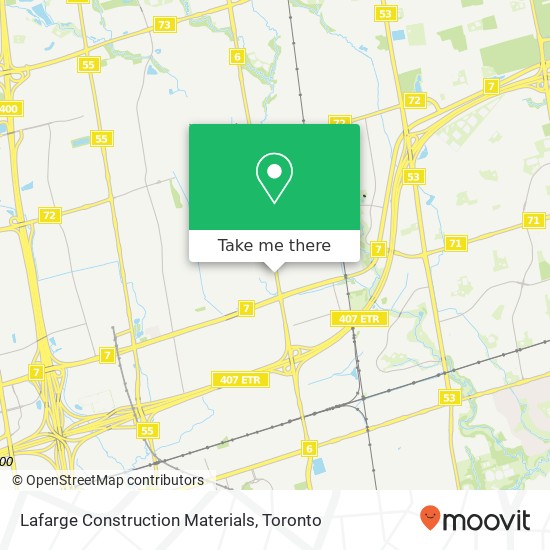 Lafarge Construction Materials map
